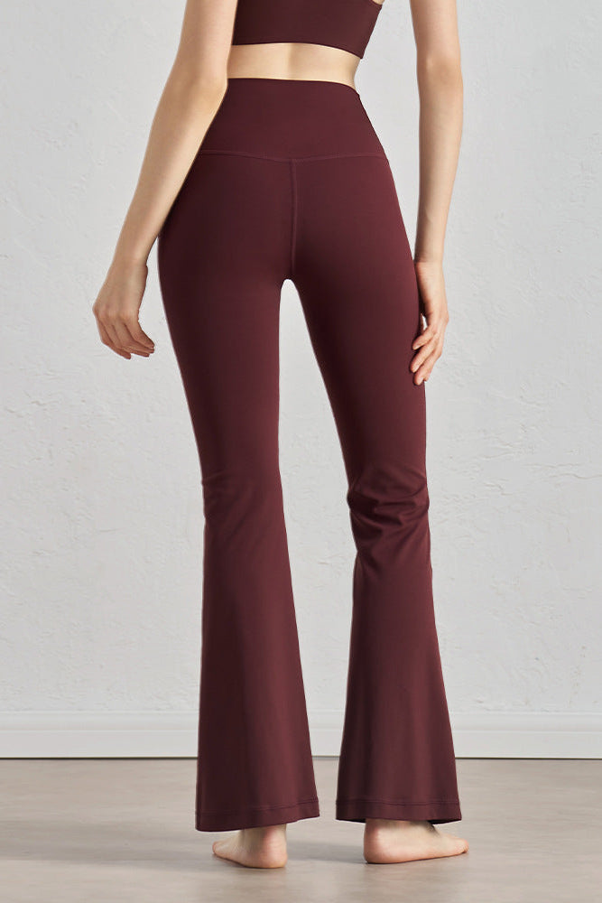 Women’s High-Waisted Flare Dance Pants – Lightweight