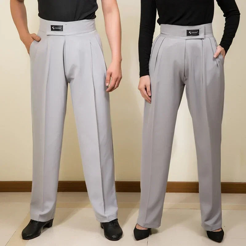 Unisex Ballroom Dance Pants – Professional Adult Competition Dancewear for Latin, Modern & Practice
